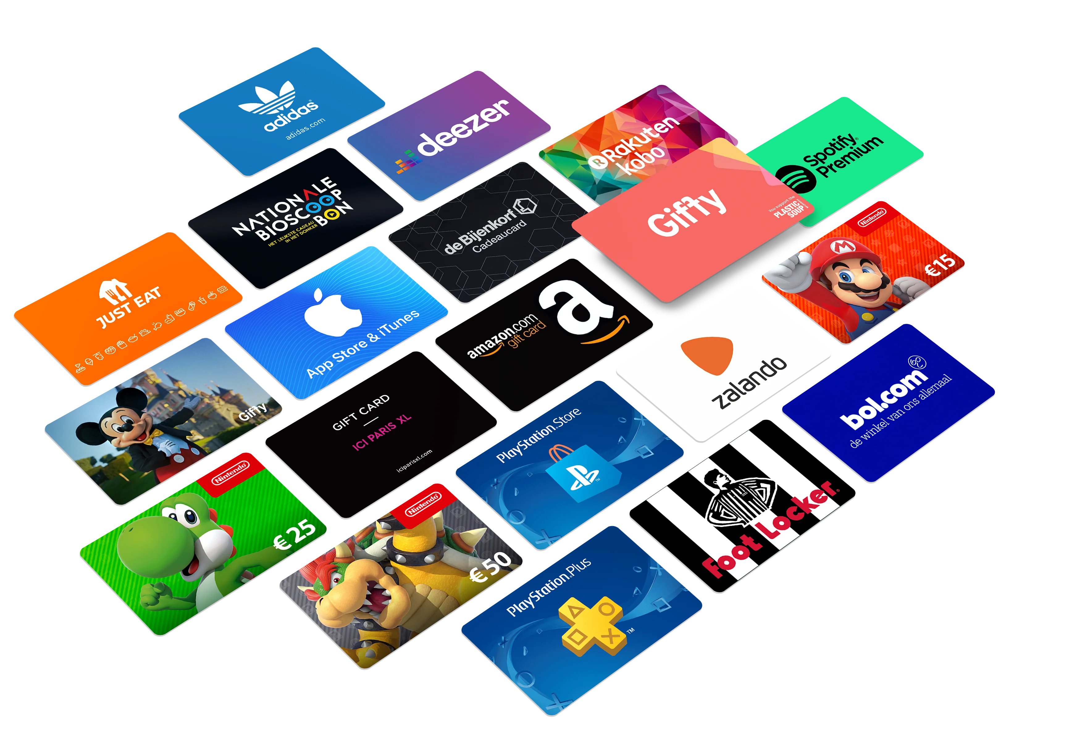 Gift stack illustration